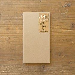 TRAVELER’S notebook Refill - Kraft Paper Notebook 014