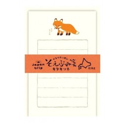Mini letter set - Hokkaido, Kita Kitsune -